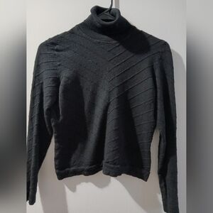 Dior Charcoal Turtleneck Sweater